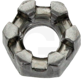 Kronenmutter,Din937,M6X1,Sw10,H6,Ve1 Granit 485937 M06